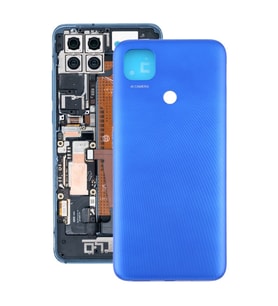 Xiaomi Redmi 9C Uyumlu Arka Pil Batarya Kapağı M2006C3MG M2006C3MT (Mavi)