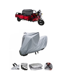 APT4 Gri Motosiklet Brandası 3 Tekerlekli Motor Branda