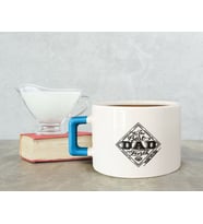 BK Gift Kişiye Özel İsimli Mavi Kulplu Çay & Kahve Fincanı-8, Arkadaşa Hediye, Sevgiliye Hediye