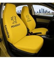 Peugeot Araç Ön ve Arka Koltuk Kılıfı – Penye Oto Servis Koruma Kılıfı (Sarı)