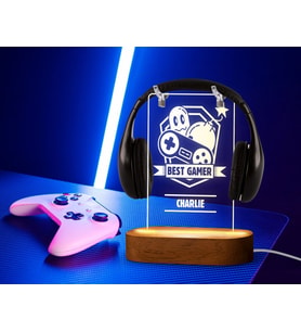 BK Gift Kişiye Özel İsimli Gamer Tasarımlı Led Lamba-6, Gece Lambası, Ev Dekorasyonu, Işıklı Pleksi Biblo