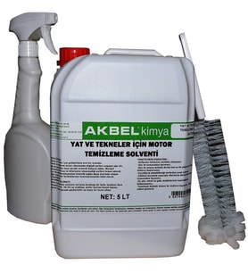 AKBEL YAT VE TEKNELER İÇİN MOTOR TEMİZLEME SOLVENTİ  5 LT