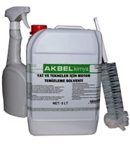 AKBEL YAT VE TEKNELER İÇİN MOTOR TEMİZLEME SOLVENTİ  5 LT