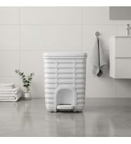 PALM KARE PEDALLI ÇÖP 9 LT BEYAZ -100281
