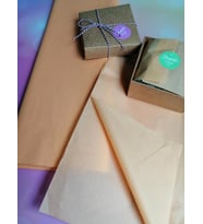 Renkli  Pelur Kağıdı Turuncu 50x70 cm 10 adet-PK108 (Renksiz)