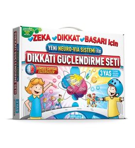 Dikkati Güçlendirme Seti  Anasınıfı – 3 Yaş Neuro-Via