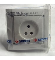 Simon 34 Beyaz Telefon Priz