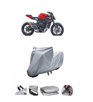 MV Agusta Dragster 800 Rosso  Gri Motosiklet Brandası ARKA ÇANTA UYUMLU DEĞİLDİR