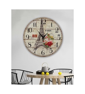 bilge Tasarım retro Duvar Saati 40 x 40 CM (Karışık)