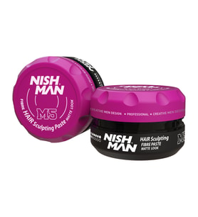 NISHMAN M5 Saç Şekillendirici Sert Mat Wax Fiber / Tüm Saç Tiplerine Yönelik 100 ML