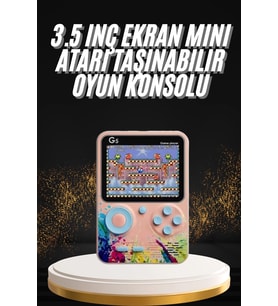 Televizyona Bağlanan Çift Joystick Taşınabilir Klasik Retro Oyunlu