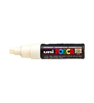 Uni Posca PC-8K Boyama Markörü 8 mm Kesik Uç FİLDİŞİ 
