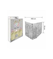 Lüks Masa Eteği Gümüş 70*300 Cm M146