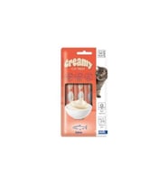 M-Pets Creamy Somonlu Sıvı Kedi Ödül Maması 4x15gr