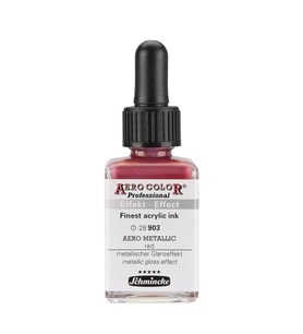 Schmincke Aero Color Akrilik Mürekkep 28 ml 903 Aero Metallic Red