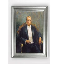 Gümüş Çerçeveli Atatürk Tablo cv941