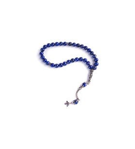 Lapis Tesbih 8 Ml Gümüş Uçlu