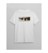 10 Kasım Atatürkü Anma Günü Baskılı Oversize Bisiklet Yaka T-shirt - Beyaz