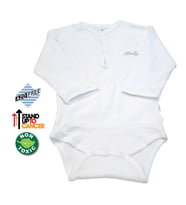 Sema Baby Uzun Kol Kaşkorse Badi (Body) - Beyaz 0-6 Ay (Çok Renkli)