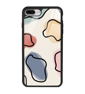 iPhone 8 Plus Nude Milky Tasarımlı Glossy Telefon Kılıfı