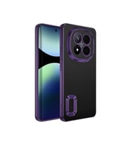 Xiaomi Redmi Note 14 Pro Plus Uyumlu Kılıf Kamera Korumalı Logo Gösteren Zore Omega Kapak