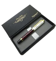 Signator® ST214 Sedefli Bordo Altın Roller Kalem  İsme Özel Kalem (Karışık)
