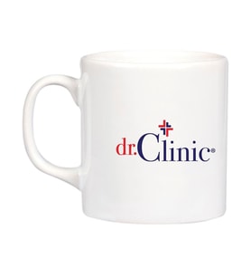 dr. Clinic Logolu Beyaz Seramik Kupa Bardak