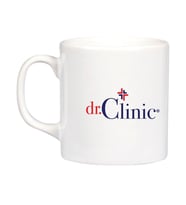 dr. Clinic Logolu Beyaz Seramik Kupa Bardak