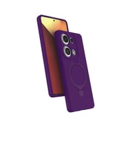 Xiaomi Redmi Note 13 Pro 4g Regal Magsafe Standlı Kapak - Derin Mor