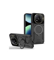 Xiaomi Redmi Note 14 Pro 4g Kılıf Joy Lens Standlı Kapak - Siyah