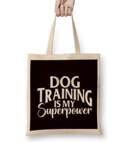 Dog Trainer Power Dogs Training Animal Teaching Behavior Pet Bez Çanta Uzun Saplı