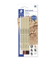 Staedtler Mars Lumograph Pastel Eskiz Çizim Kalemleri 6'lı Blister 