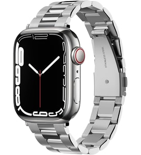 Lexroo Aple Watch 42mm Seri 12/11/10 ile Uyumlu Kordon Kayış Band Modern Fit Silver - 061MP25943