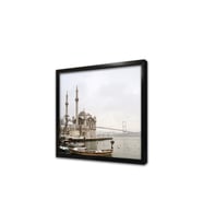 Karlı Hava Ortaköy Camii Çerçeveli Mdf Tablo