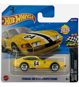 Hot Wheels - Ferrari 365 GTB4 Competizione (1/64) Sarı - 2025 Üretim