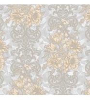 Adawall Seven Çiçek Detayı Damask Desenli Duvar  Kağıdı 7805-5
