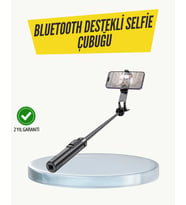 Bluetooth Selfie Çubuğu -  Katlanabilir, Uzaktan Kumandalı