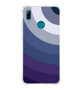 Huawei P Smart 2019  Köşe Korumalı Antişok Kapak Renk Cümbüşü Tasarımlı Şeffaf  Kılıf