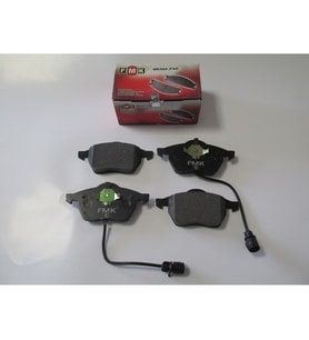 AUDI A100- 92/95; ÖN FREN BALATASI 2,0/2,4D/2,5TDI/2,6/2,8 (2KABLOLU)(DİSK)(156,4X73,8X19,5)(FMK) 4A