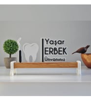 ofis isimliği, Masa isimliği , İsimlik, Meslek isimliği (Model 6)