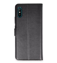 Redmi 9A Kılıf Trend S Plus Kapaklı Kılıf - Siyah