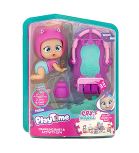 Cry Babies PlayTime Mini Bebek ve Gym 923270