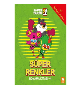 Süper Renkler Boyama Kitabı - 4- Süper 1 Takım
