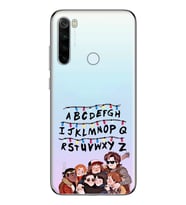 Redmi Note 8 Uyumlu Stranger Things Desenli Şeffaf Telefon Kılıfı