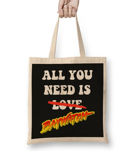 All You Need Is Baywatch Bez Çanta Uzun Saplı