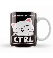 Funny Cat Programmer Developer Coder Computer Science Nerd Kupa Bardak Porselen