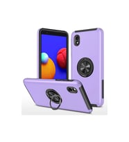 Samsung Galaxy A01 Core Kılıf Elit Yüzüklü Kapak - Mor