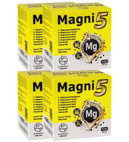 Magnezyum 5 Etkili Form 12 Aylık 360 Kapsül B6 D3 Vit Magni5 Bisglisinat Taurat Sitrat Malat 4'lü