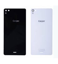 Casper Via V10 Arka Pil Batarya Kapak Cam (Beyaz - Beyaz)