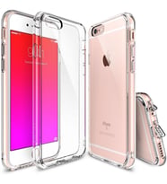 Ringke Fusion iPhone 6s Plus/ 6 Plus ile Uyumlu KIlıf Crystal View TPU Bumper Extra Darbe Emici